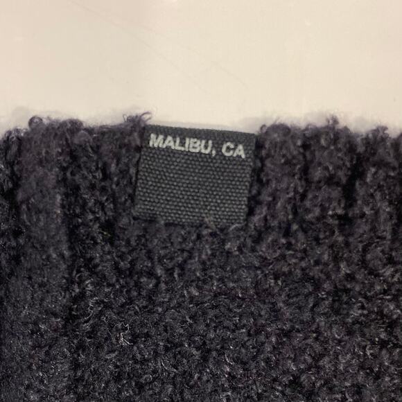 NWOT BAREFOOT DREAMS Cardigan L/XL Black Cozychic Lite Open-Front “Calypso Wrap” - Picture 8 of 11